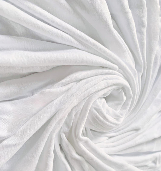 Soft and super absorbent Geffen Baby Hemp and Organic Cotton jersey Fabric, 60% Hemp / 40% Organic Cotton, hemp fabric by the yard