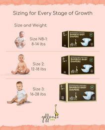 100% Biodegradable Bamboo Disposable Diapers | Geffen On The Go