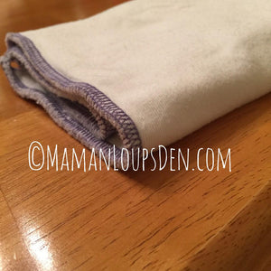 Jersey Cloth Diaper Prefold - 60% Hemp / 40% Organic Cotton - GeffenBaby.com