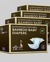 Biodegradable Bamboo Disposable Diapers | Geffen On The Go
