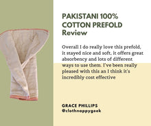 100% Cotton Prefolds - Unbleached - GeffenBaby.com