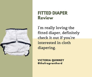 Fitted Cloth Diaper with Snaps - GeffenBaby.com