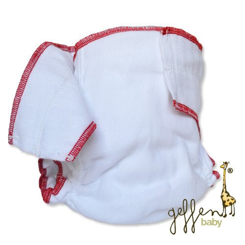 Geffen Baby Fitted Cloth Diaper without snaps, 100% natural cotton